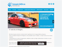 Tablet Screenshot of carrozzeriagarda.com
